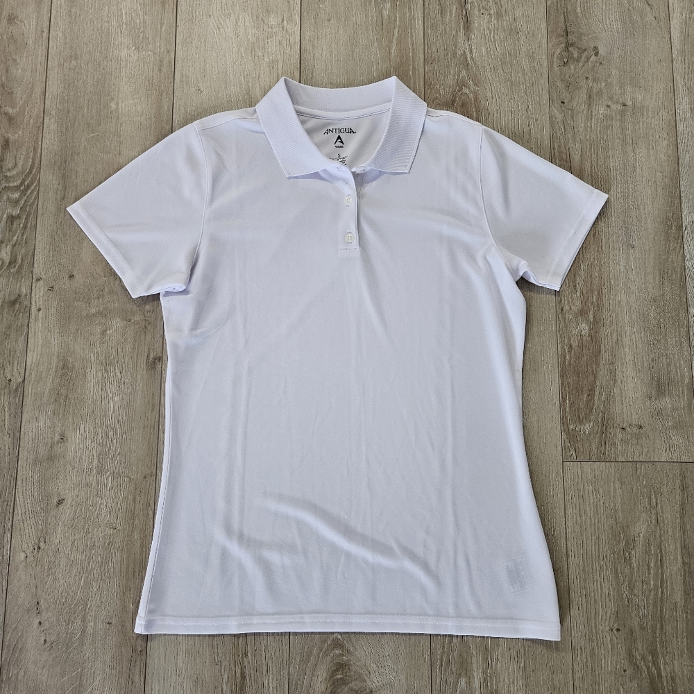 NWOT Antigua Women's Golf Shirt, Small, White